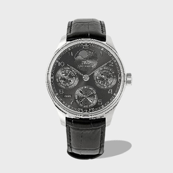 포르투기저 퍼페츄얼 캘린더 화이트골드 그레이 다이얼 / APS IW503301 / 44mm / 안정적인 포르투갈 VII 기본 무브먼트,72시간 파워리저브
