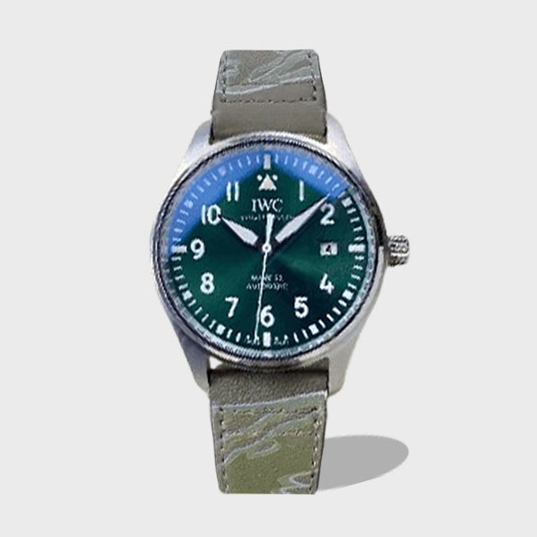 파일럿 워치 오토매틱 마크 20 가죽 스트랩 / M+ IW328205 / 40mm / 크기 40mm 두께 10.8mm, Cal.9015 무브