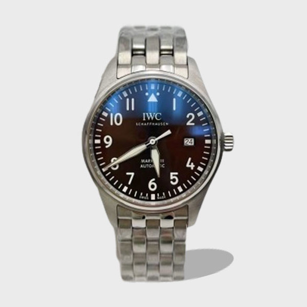 파일럿 마크 18 블랙 다이얼 SS 브레이슬릿 / V7 IW327003 / 40mm / 크기 40mm Cal.2892 무브