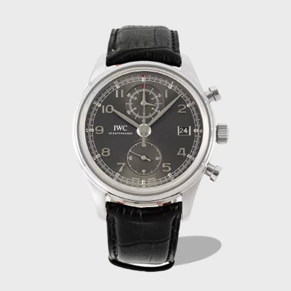 포르투기저 크로노그래프 클래식 가죽 스트랩 / APS IW390404 / 42mm / Cal.89361 크로노그래프 기계식 무브먼트