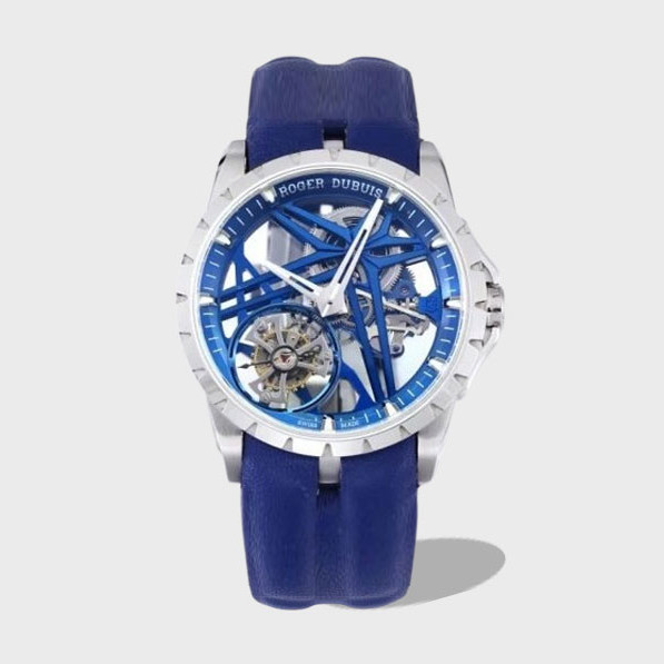 엑스칼리버 싱글 플라잉 투르비옹 블루 / BBR RDDBEX0838 / 42mm / 플라잉 뚜르비옹 99% 구현, 맞춤형 RD505SQ 수동 와인딩 무브먼트