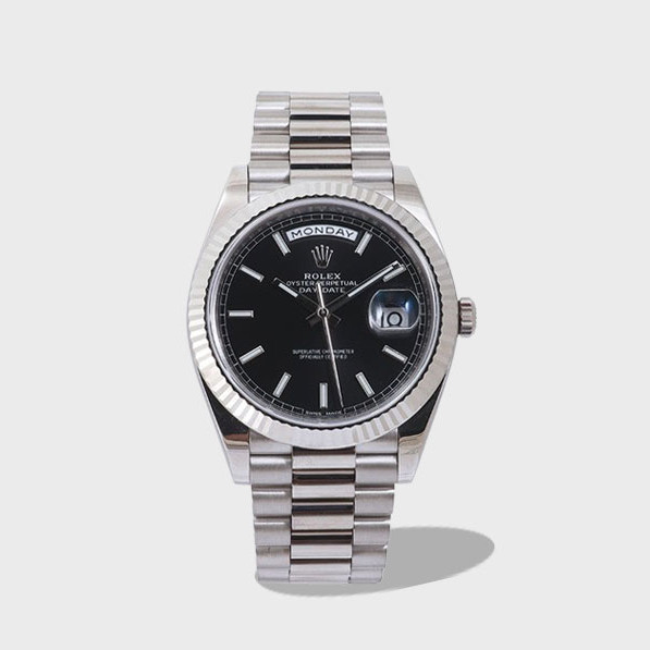 데이데이트 검판 인덱스 다이얼 화이트골드 /ARF m228239/40mm /3255 통합 자동 기계식 무브먼트,PVD 전기 도금