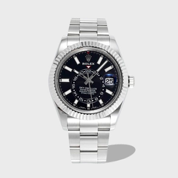 스카이드웰러 검판 다이얼 SS 오이스터 브레이슬릿 / ZF 326934 / 42mm / 28800vph의 Asian 2824 자동 무브먼트