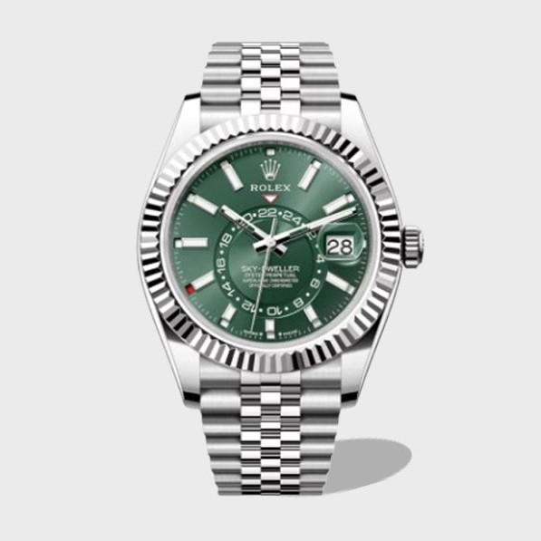 스카이드웰러 그레이 다이얼 SS 쥬빌레 브레이슬릿 / TW 336934 / 42mm / 9001무브, 두께 14.3mm
