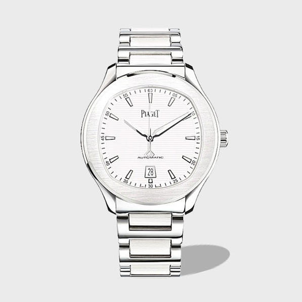 POLO 데이트 화이트 다이얼 SS 브레이슬릿 / MKS G0A41001 / 42mm / 자체 제작 Cal.1110 무브먼트 , 42mm X 9.4mm