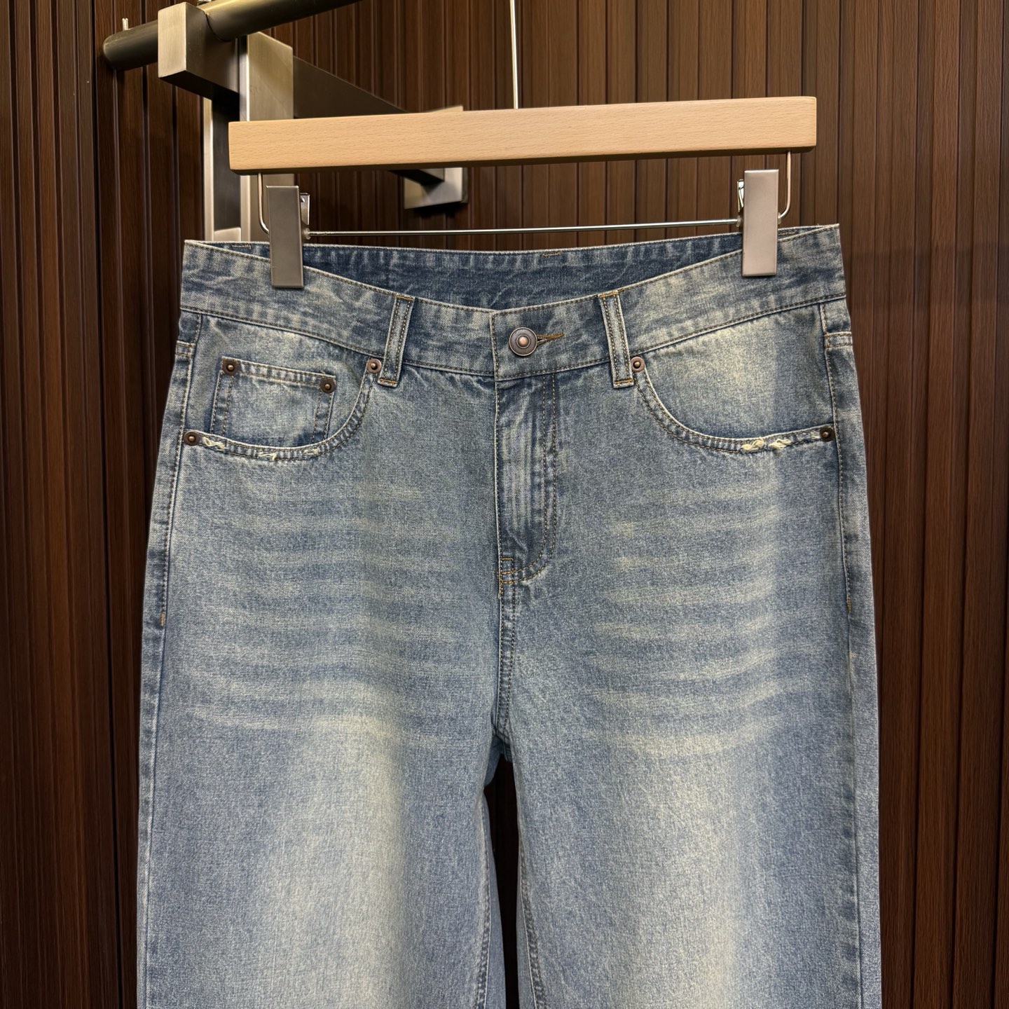 로로피아나 와이드 데님 팬츠