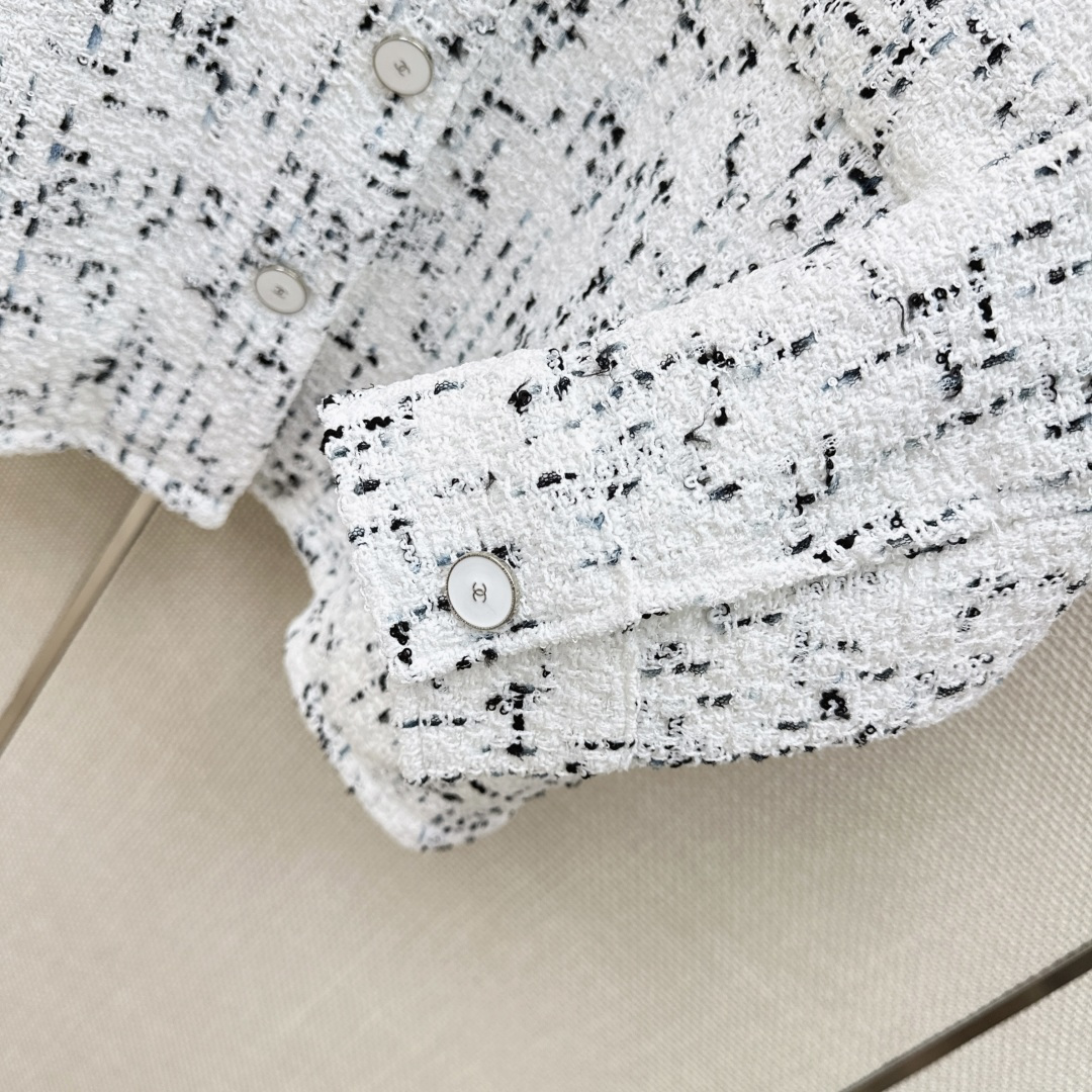 샤넬 스플래터 트위드 워크웨어