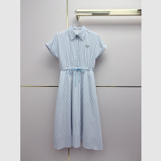 스트라이프 셔츠 원피스